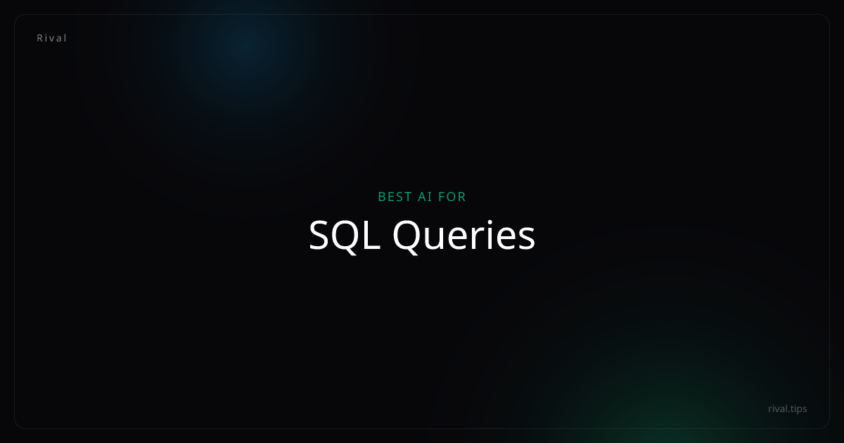 Best AI for SQL Queries (2026) | Rival