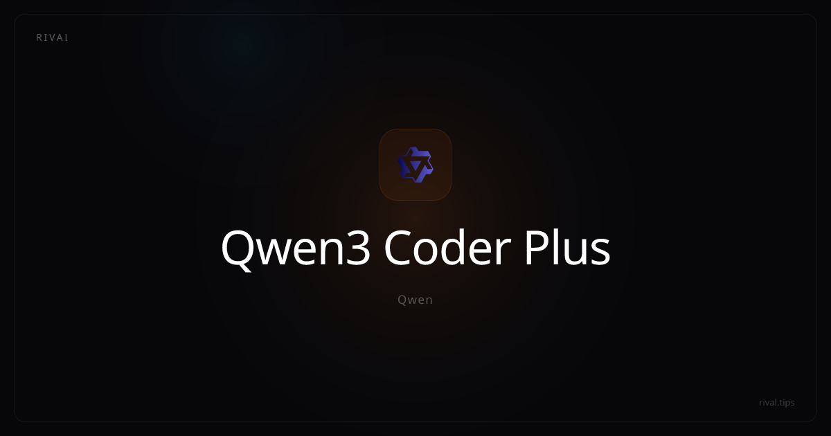 Qwen3 Coder Plus: Pricing, Benchmarks & Examples