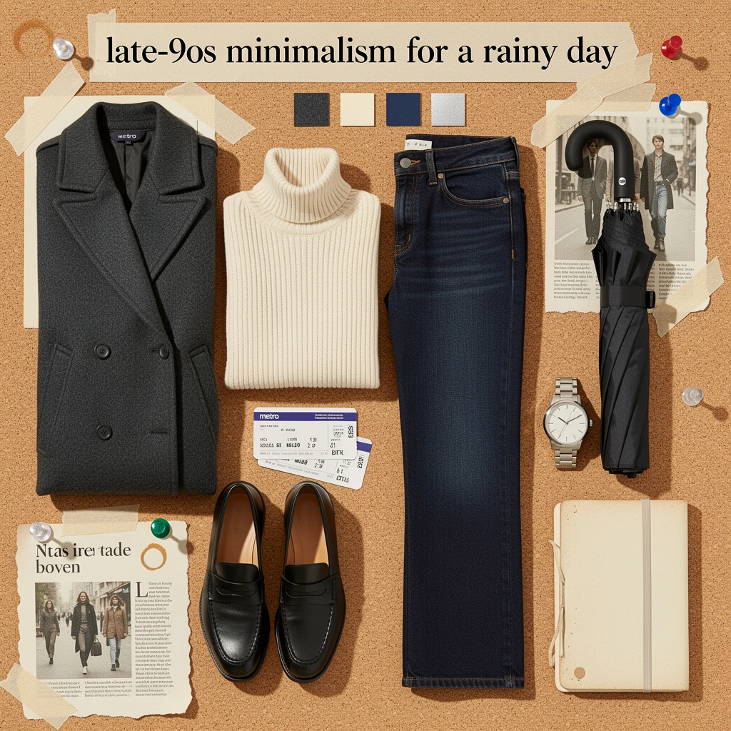 Corkboard Outfit Collage