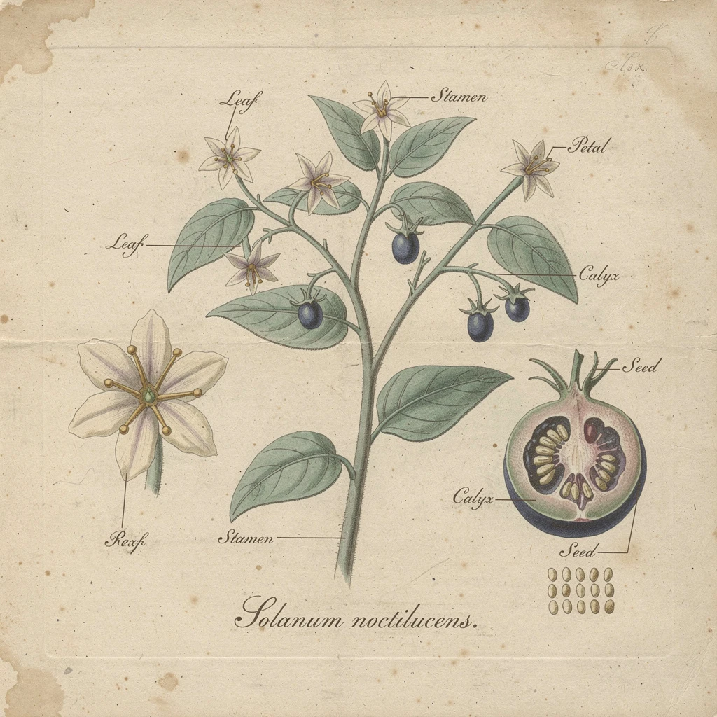 Botanical Scientific Plate