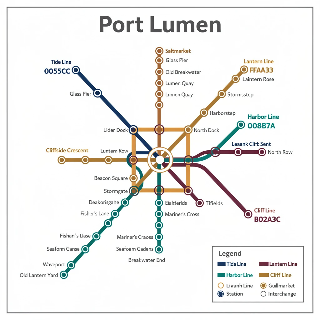 Imaginary Transit Map