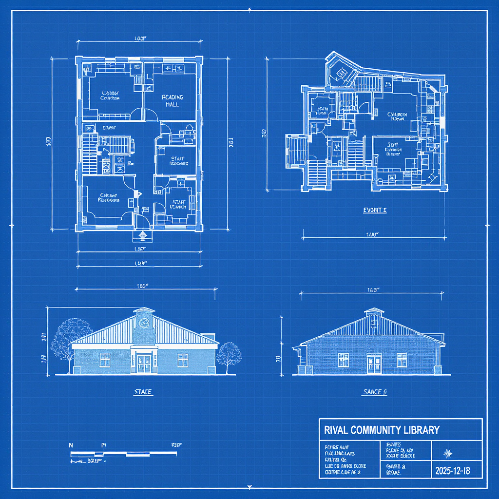 Architectural Blueprint Sheet
