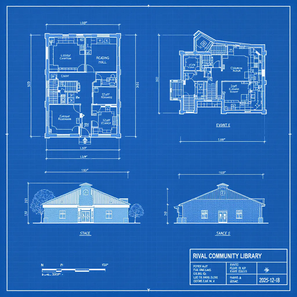 Architectural Blueprint Sheet