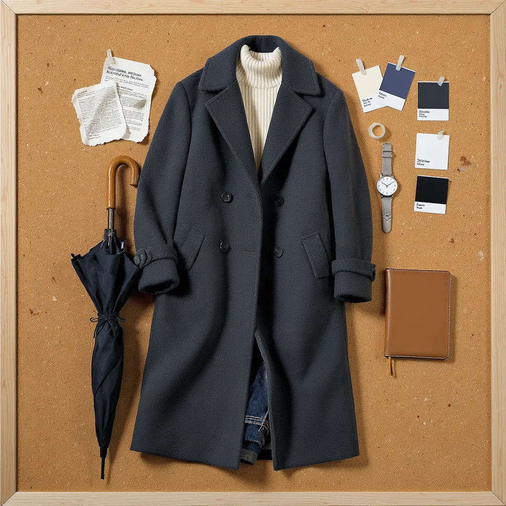 Corkboard Outfit Collage