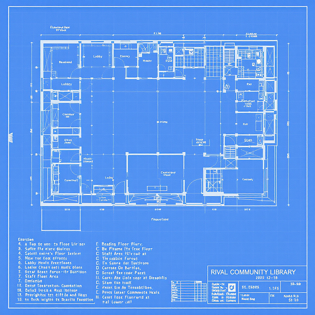 Architectural Blueprint Sheet
