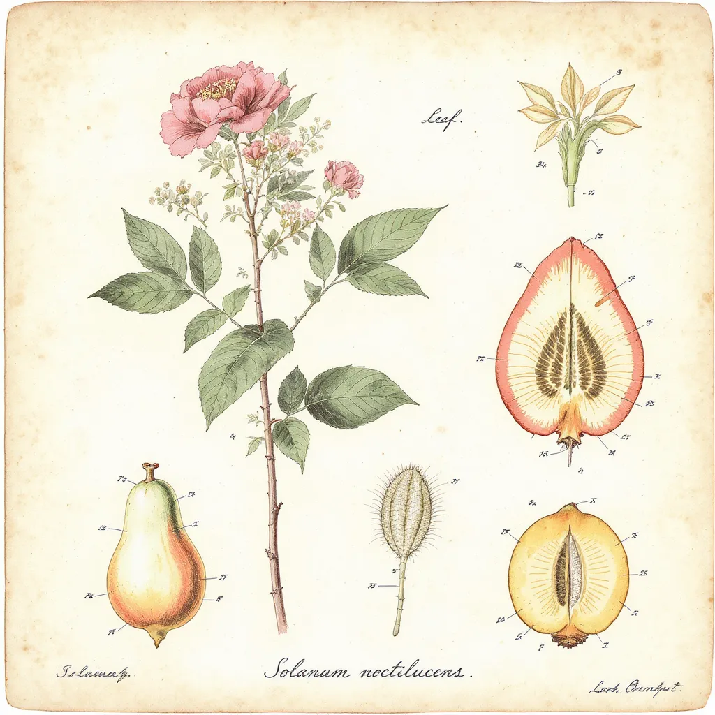 Botanical Scientific Plate