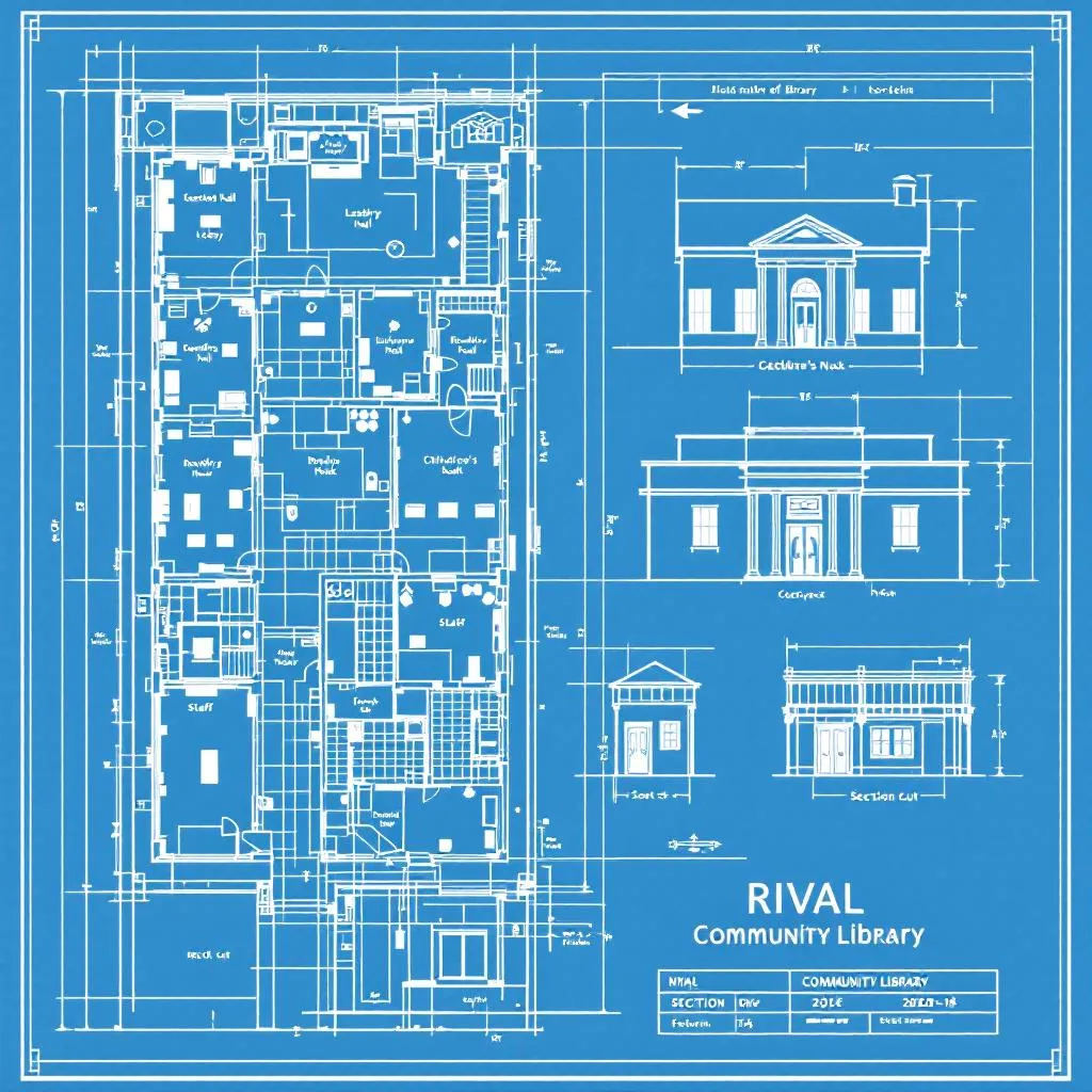 Architectural Blueprint Sheet