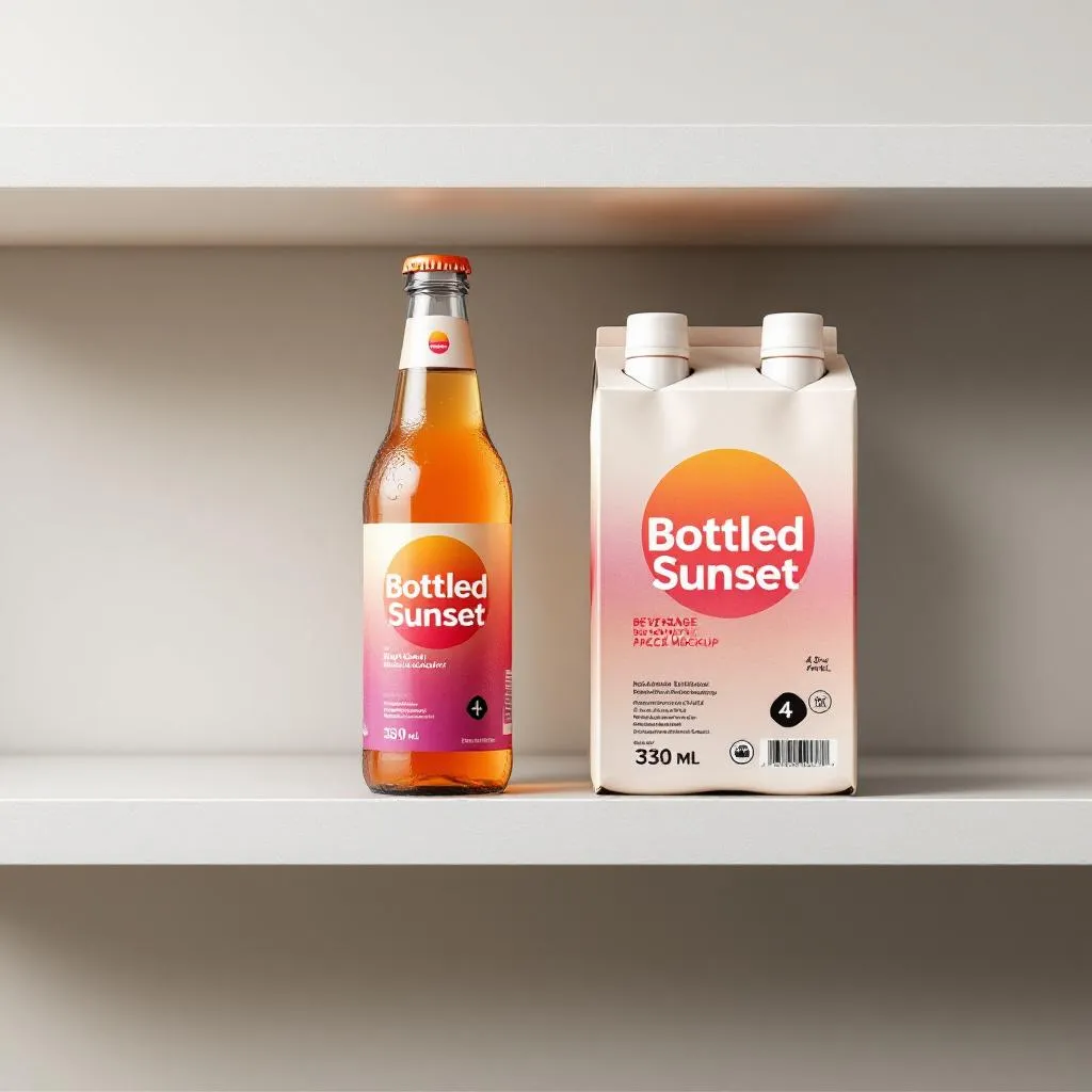 Packaging Shelf Mockup