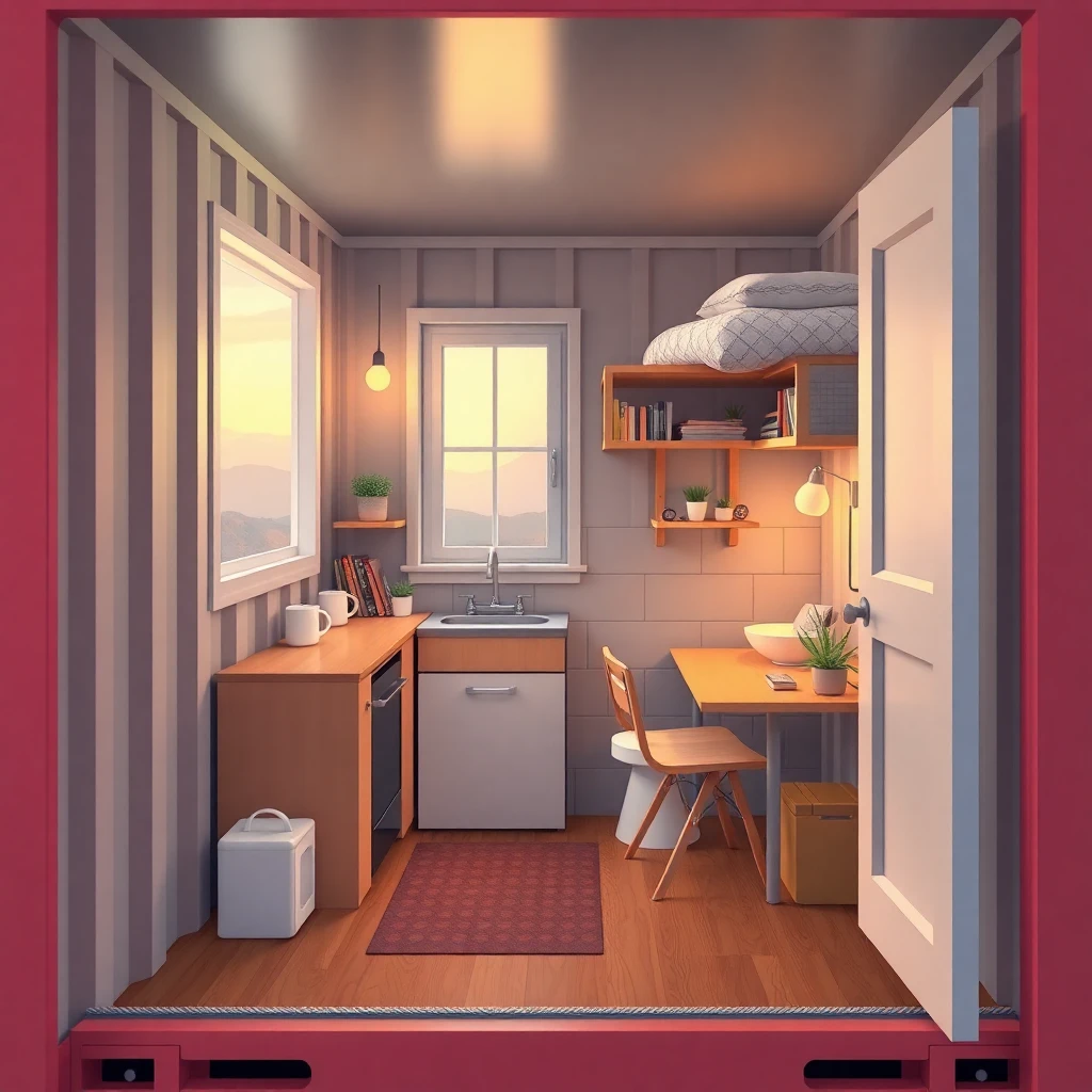 Isometric Cutaway Home