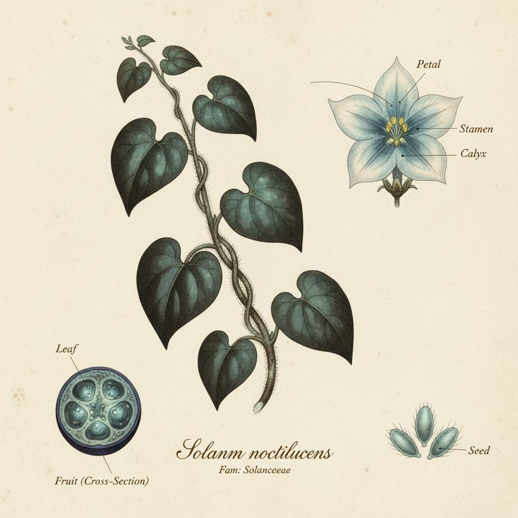 Botanical Scientific Plate