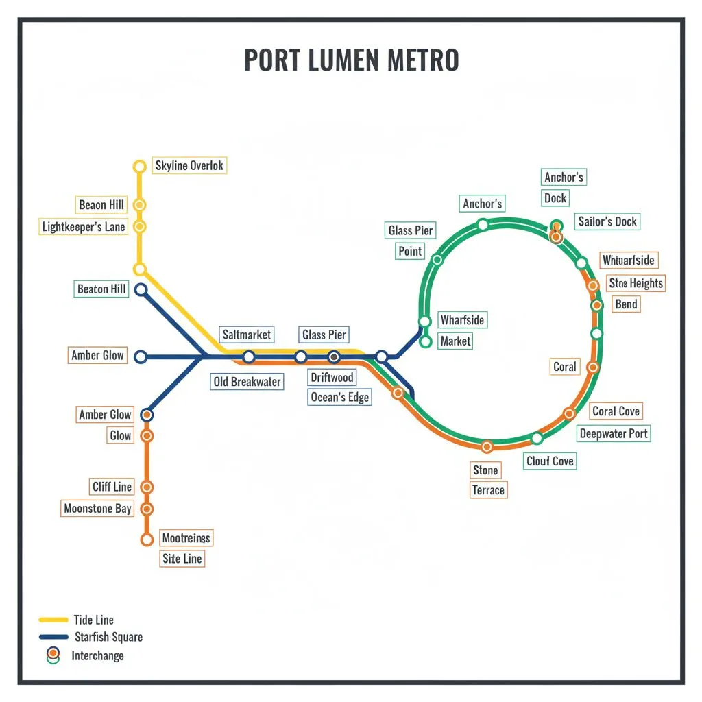 Imaginary Transit Map