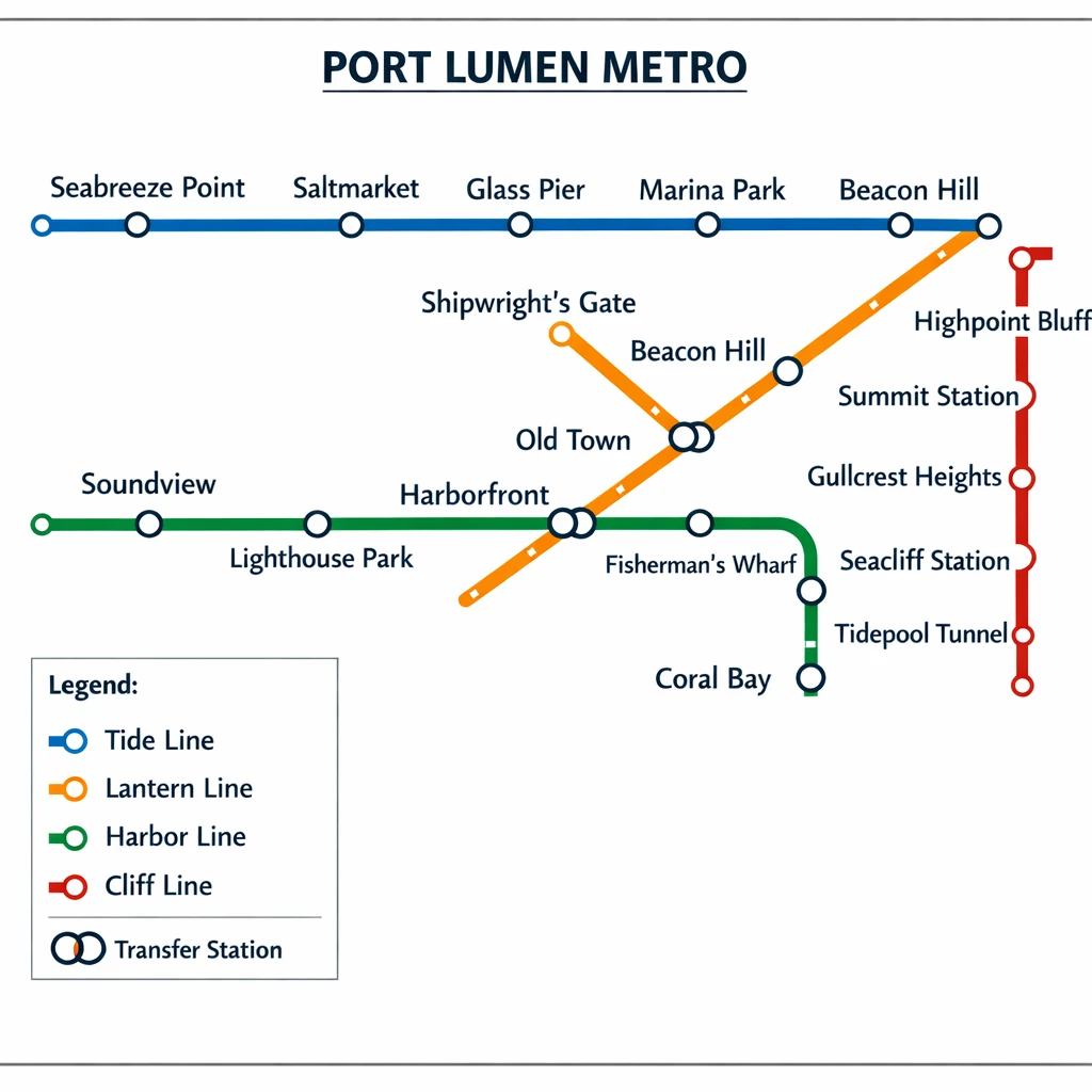 Imaginary Transit Map