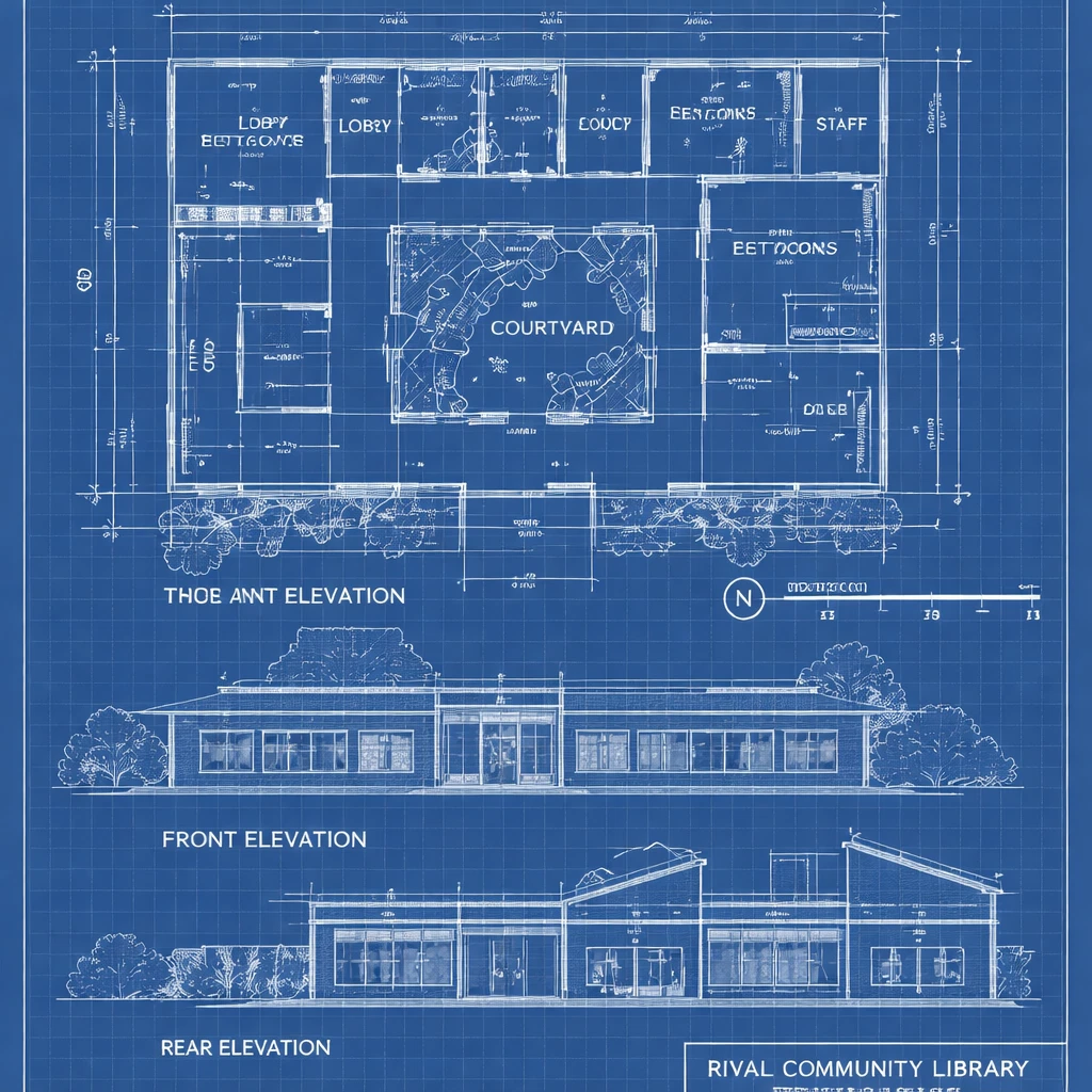 Architectural Blueprint Sheet