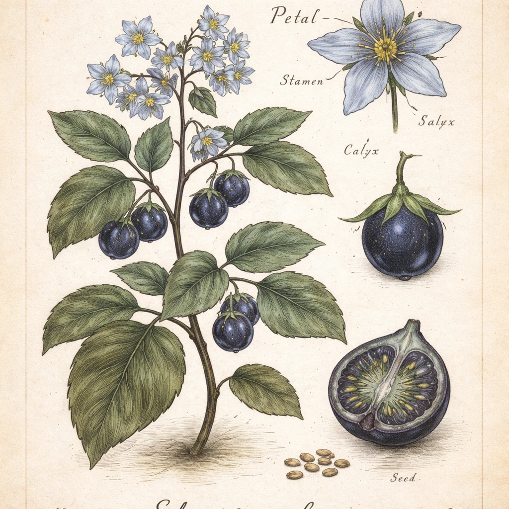 Botanical Scientific Plate