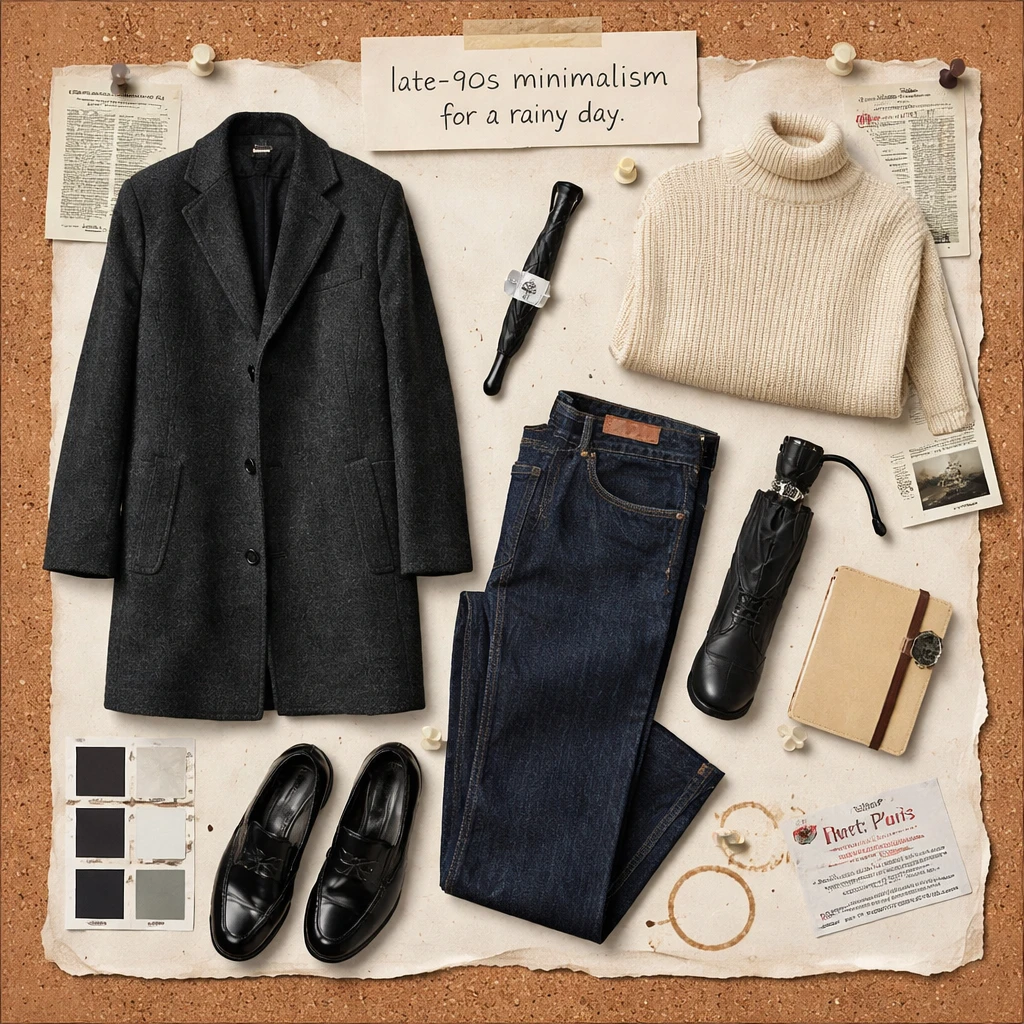 Corkboard Outfit Collage