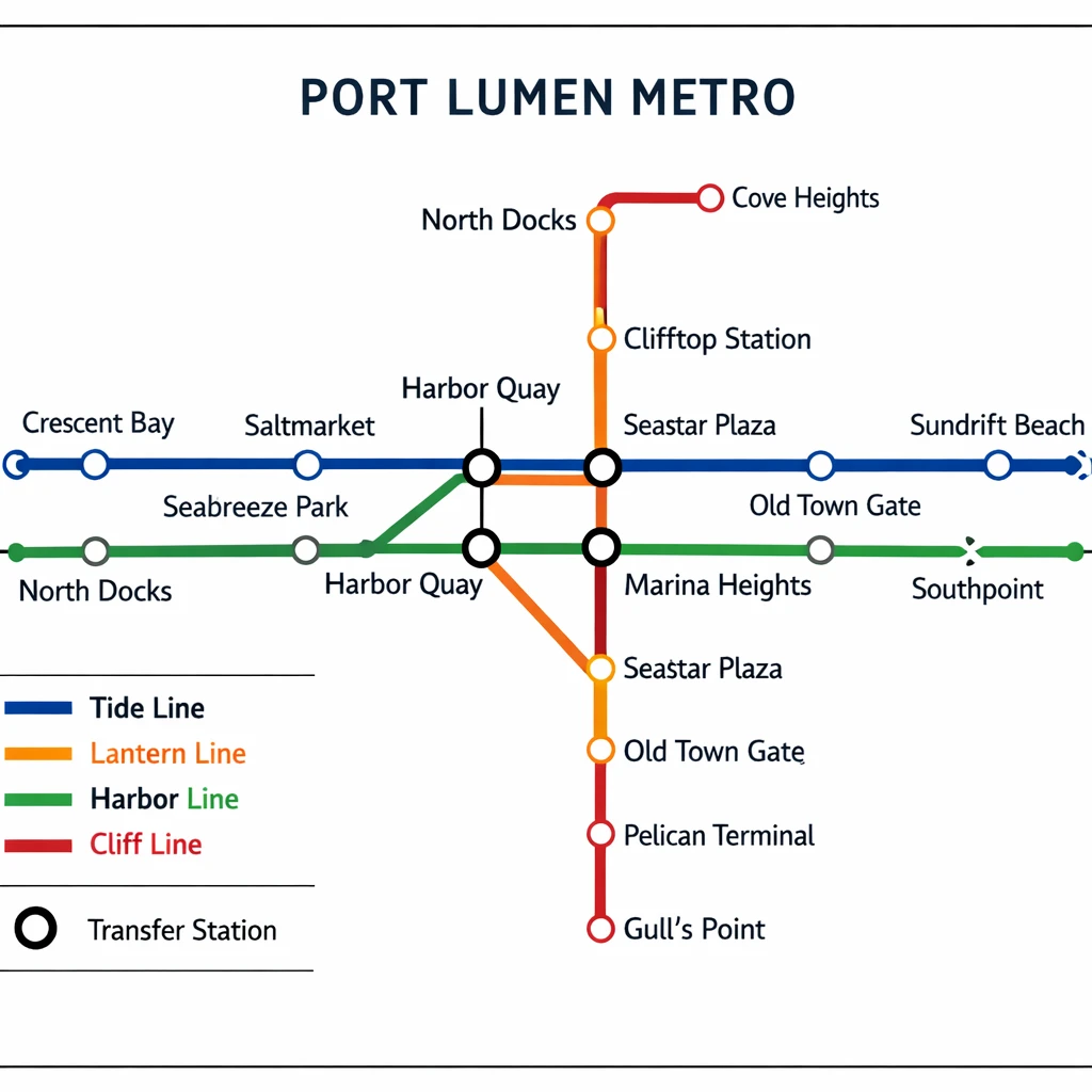 Imaginary Transit Map