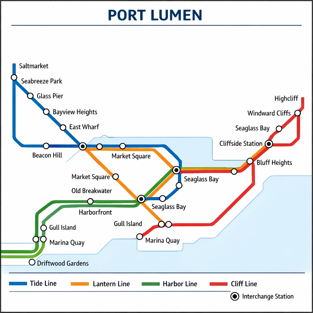 Imaginary Transit Map