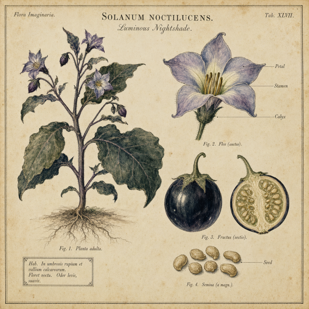 Botanical Scientific Plate