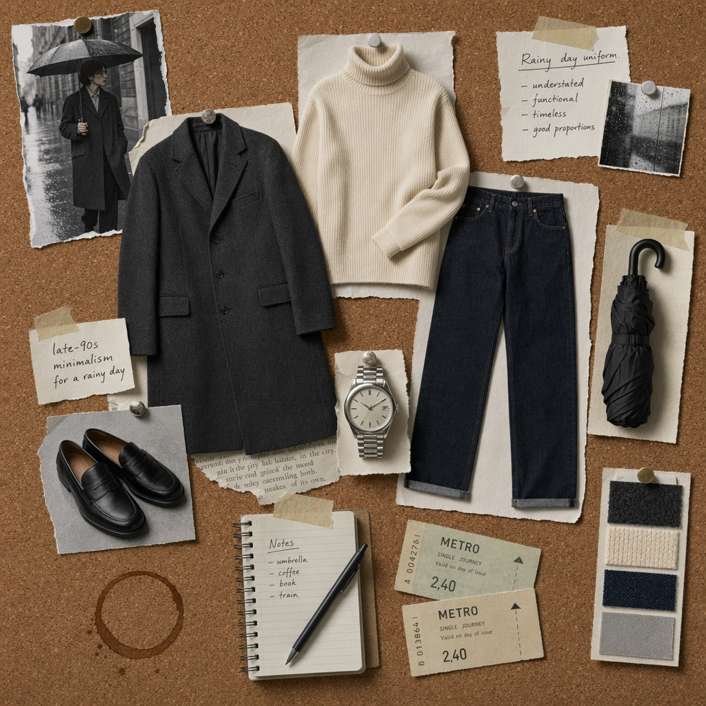 Corkboard Outfit Collage