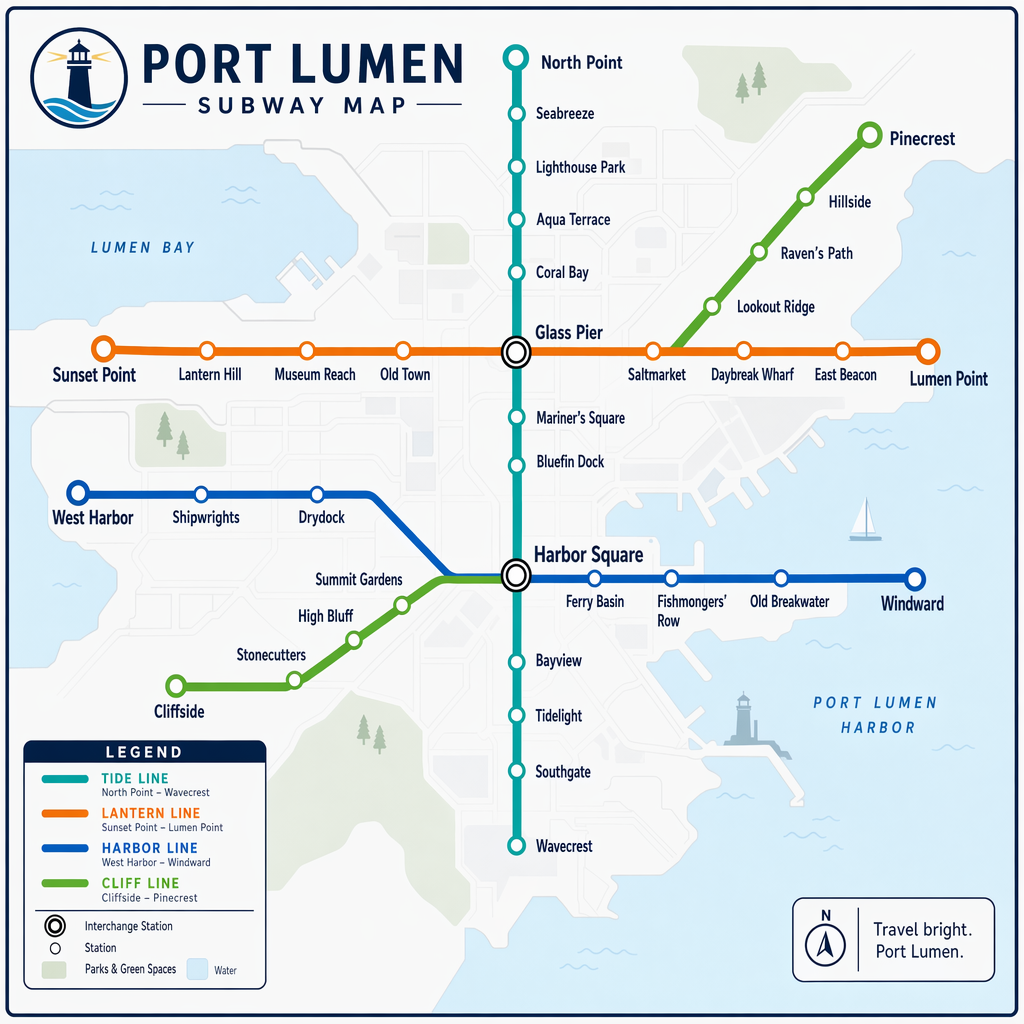Imaginary Transit Map