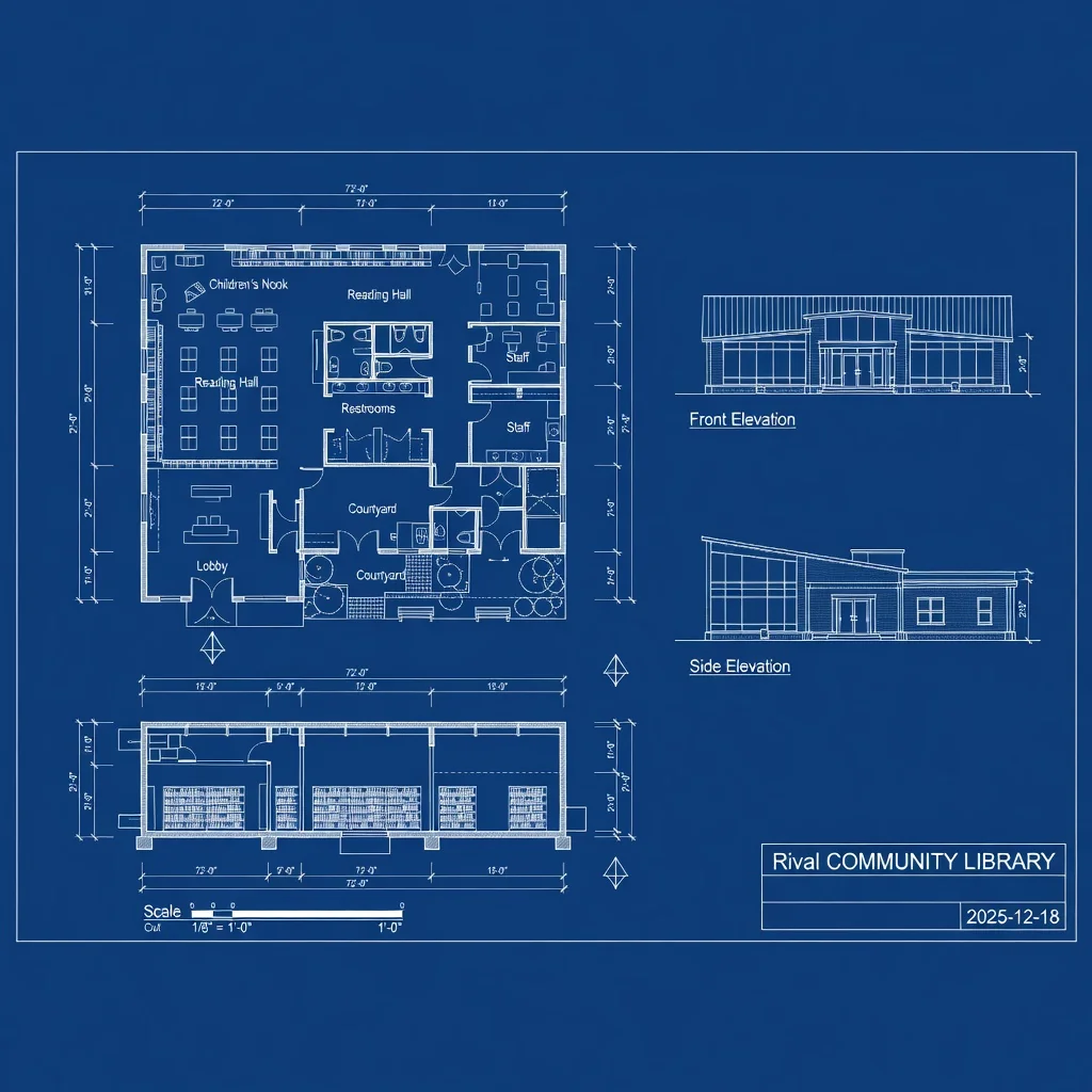 Architectural Blueprint Sheet
