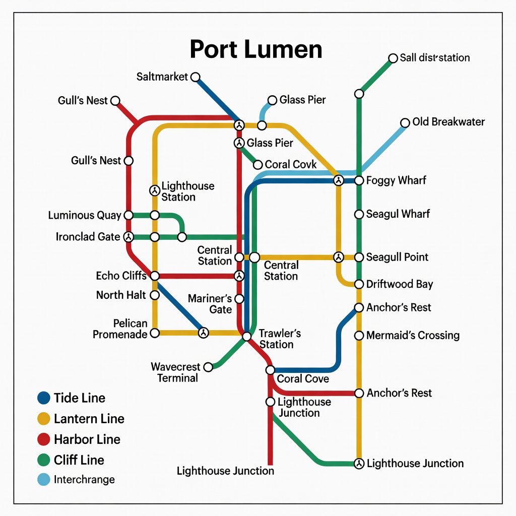 Imaginary Transit Map