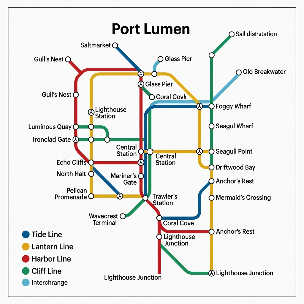 Imaginary Transit Map