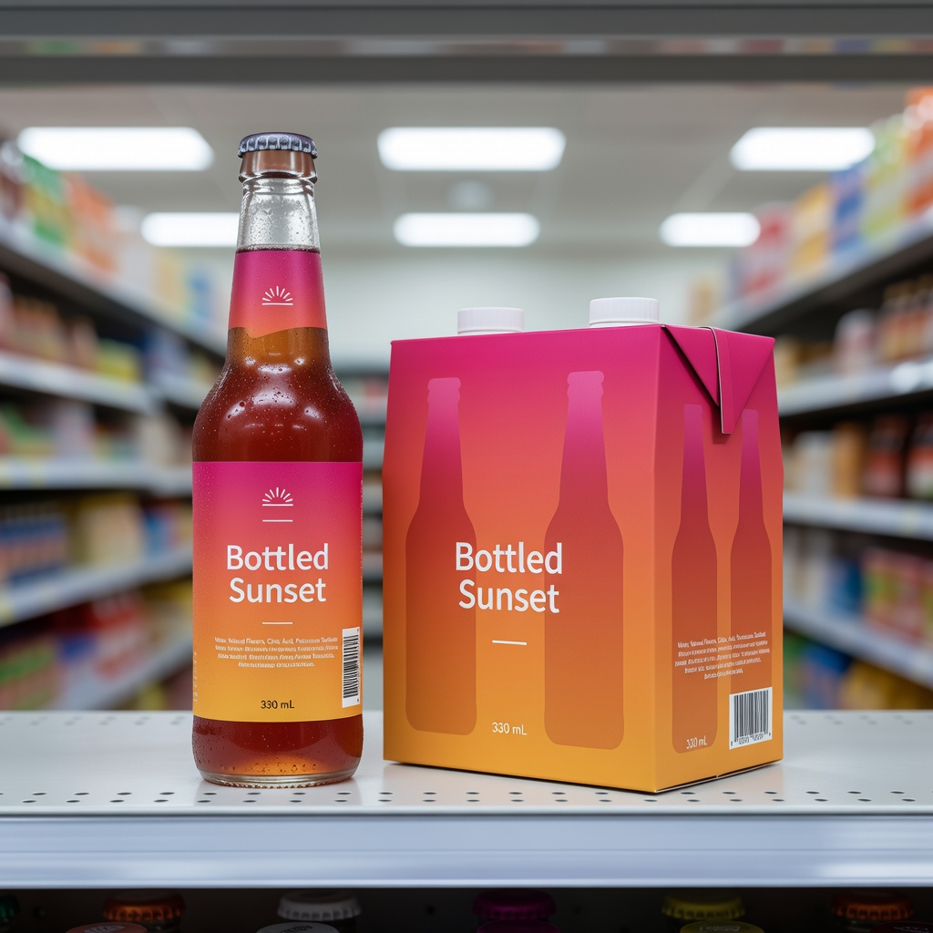 Packaging Shelf Mockup