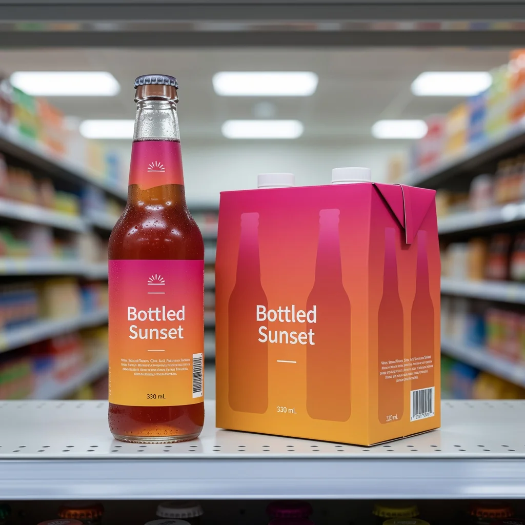 Packaging Shelf Mockup