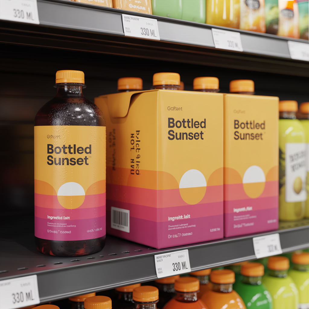 Packaging Shelf Mockup