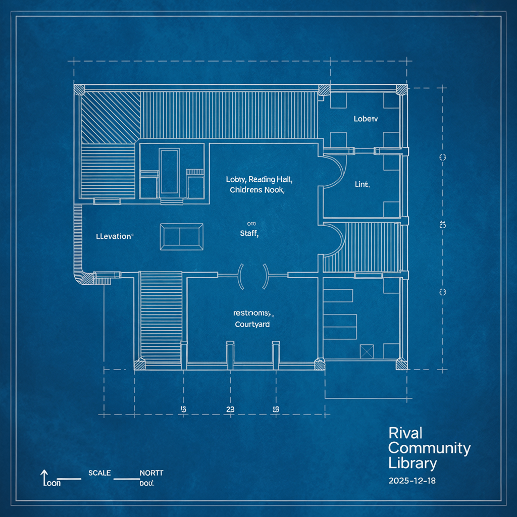 Architectural Blueprint Sheet