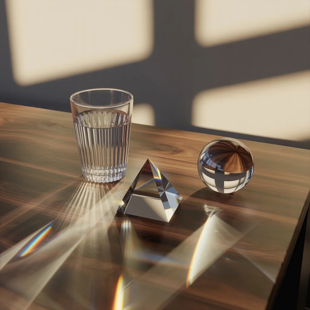 Glass Caustics Still Life
