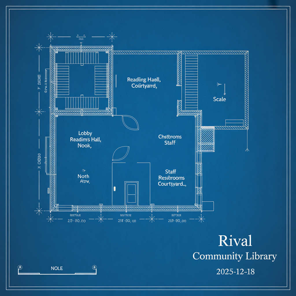 Architectural Blueprint Sheet