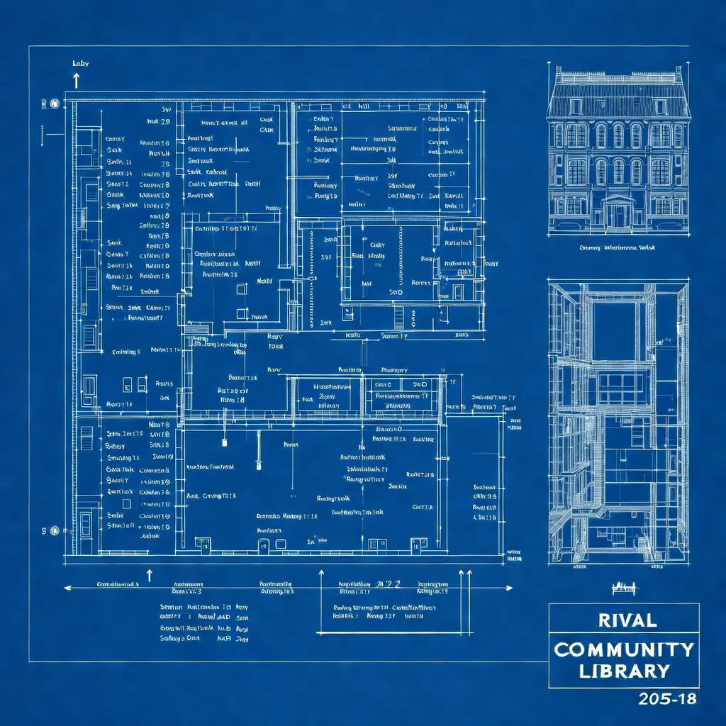 Architectural Blueprint Sheet