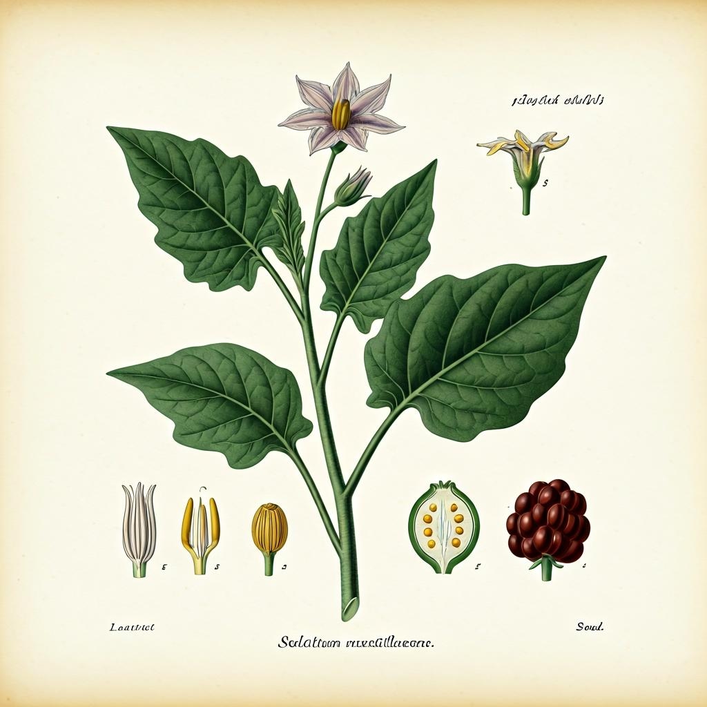 Botanical Scientific Plate