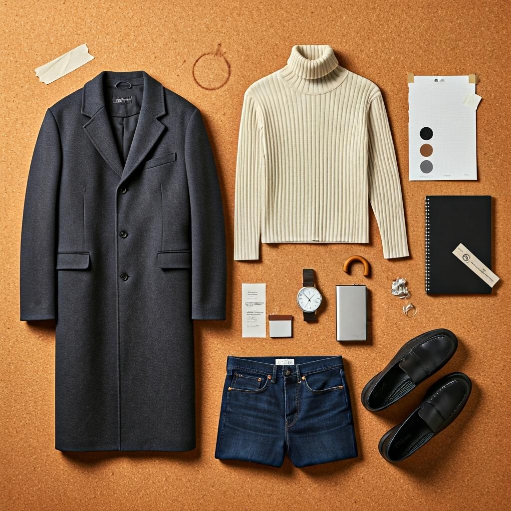 Corkboard Outfit Collage