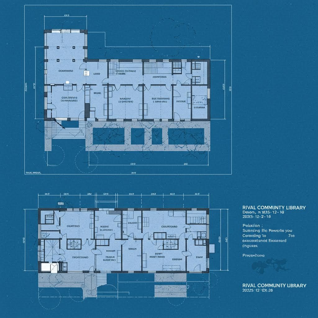 Architectural Blueprint Sheet