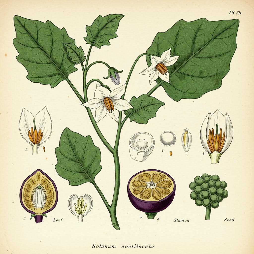 Botanical Scientific Plate