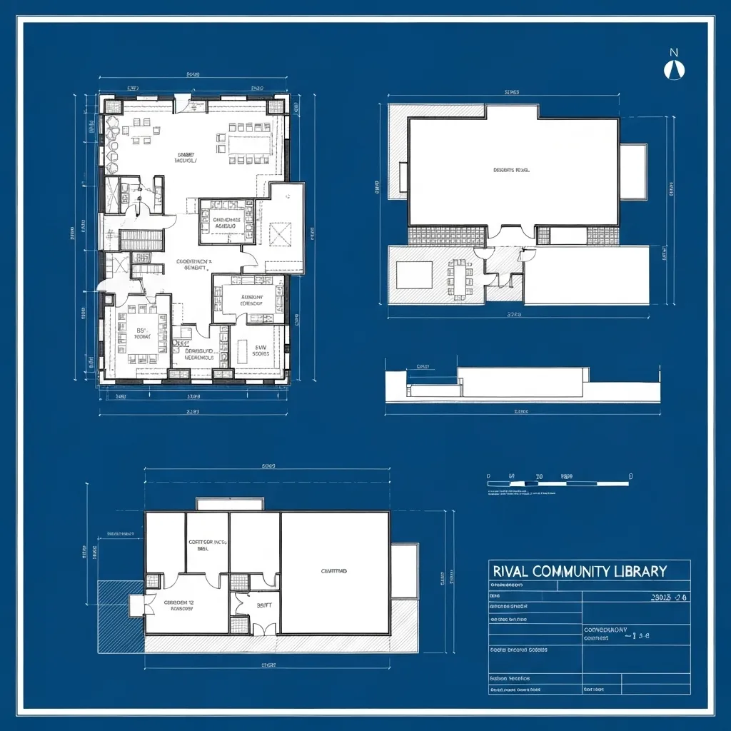 Architectural Blueprint Sheet