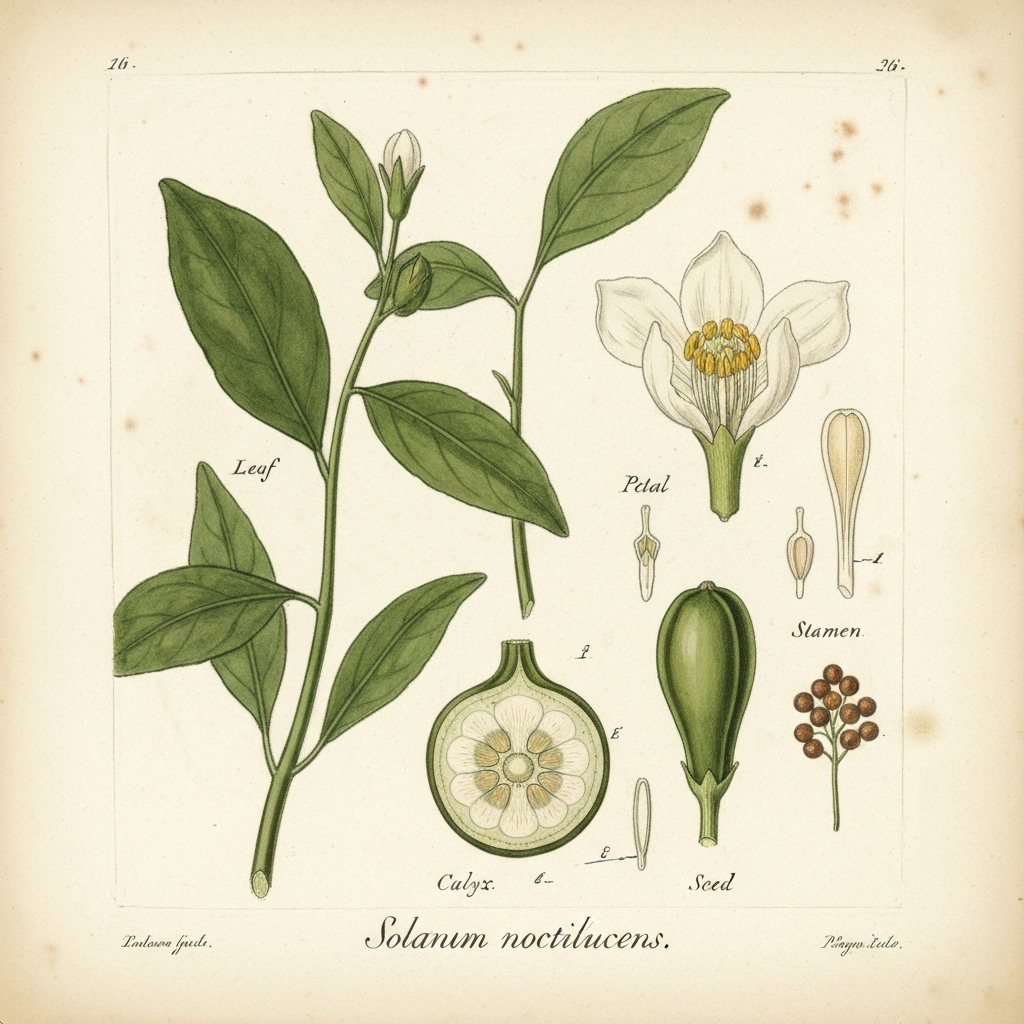 Botanical Scientific Plate