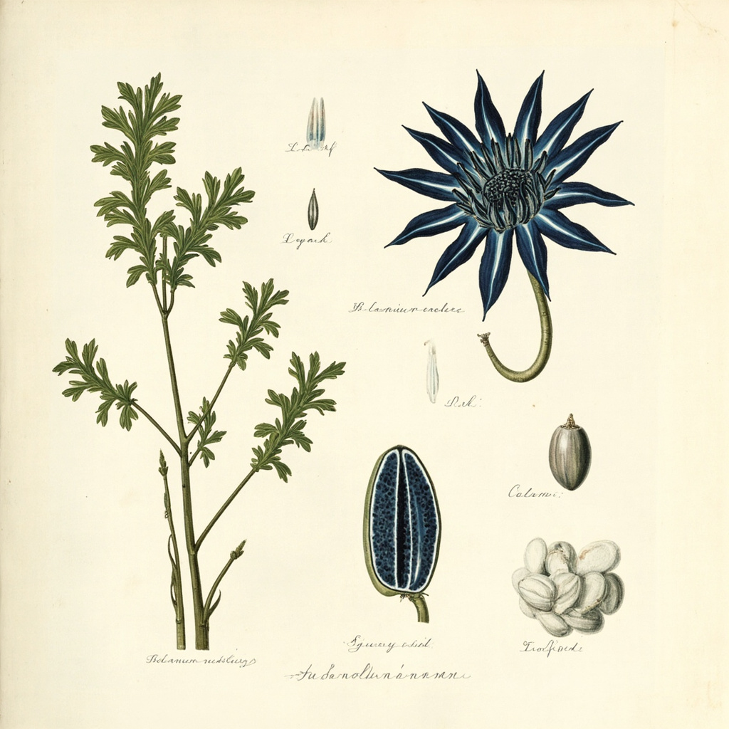 Botanical Scientific Plate