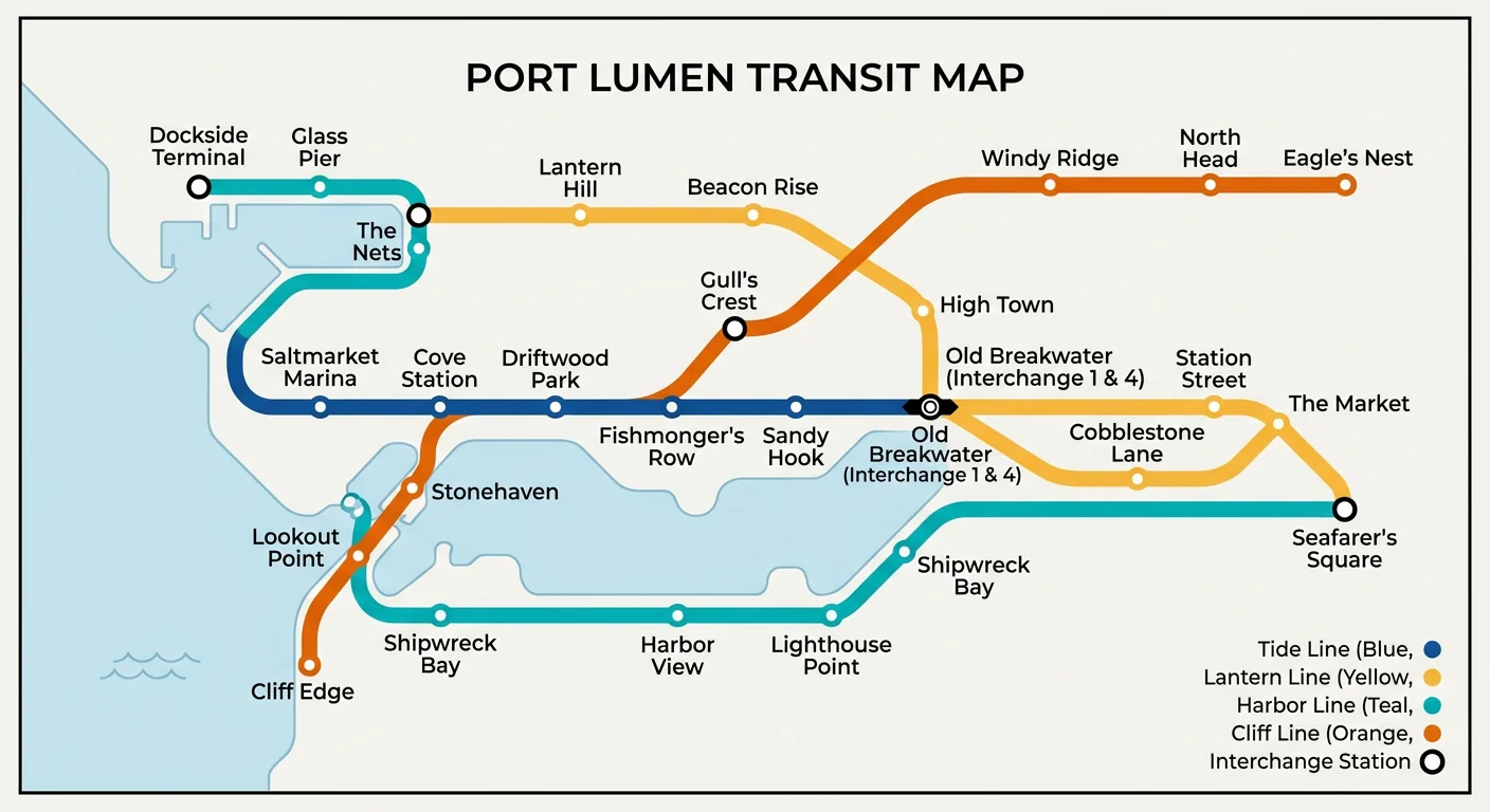 Imaginary Transit Map