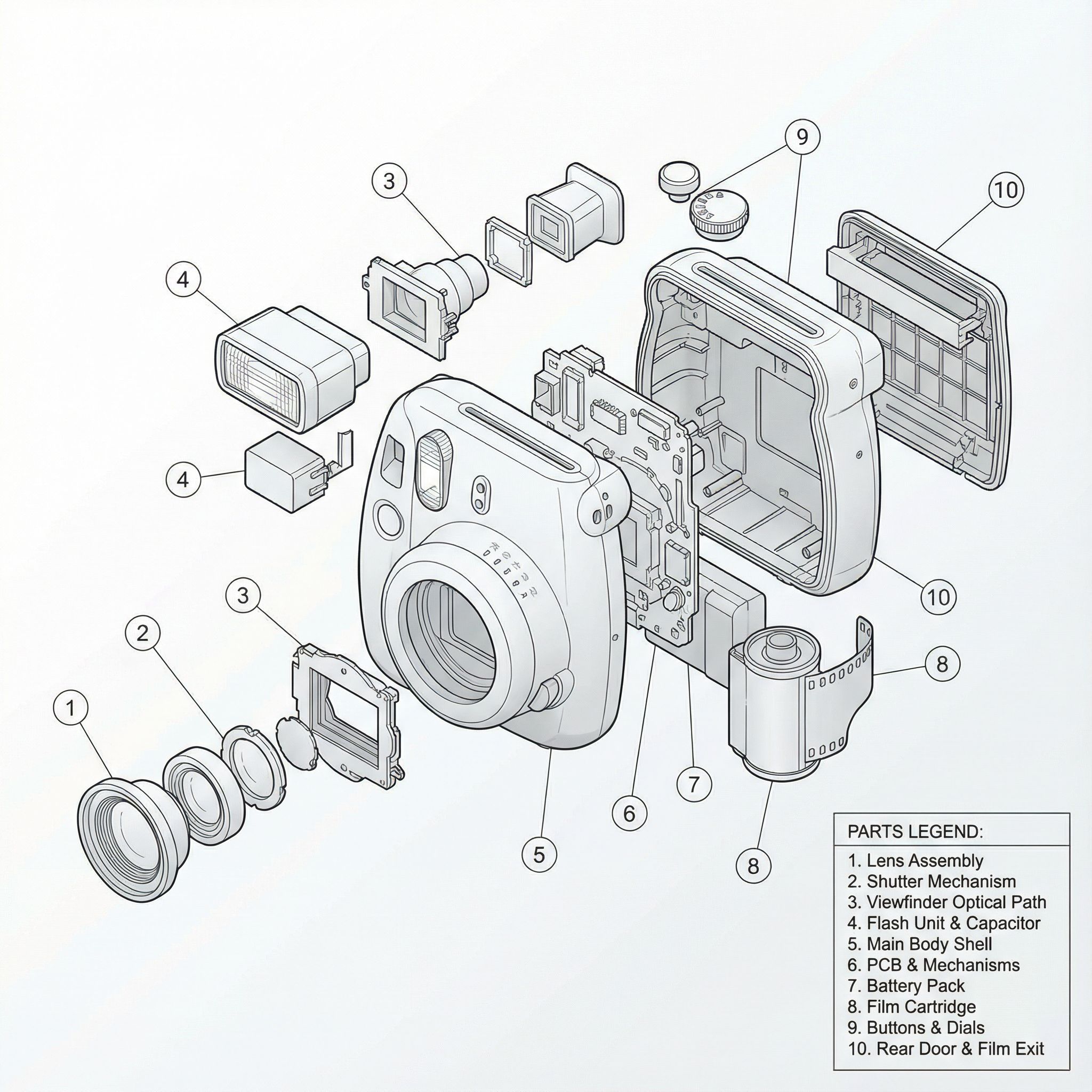Exploded Diagram of a Gadget