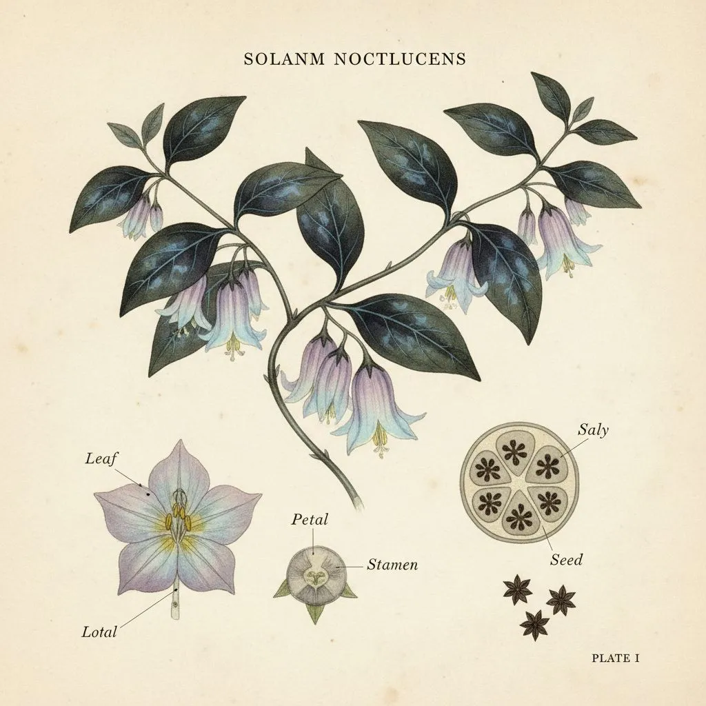 Botanical Scientific Plate