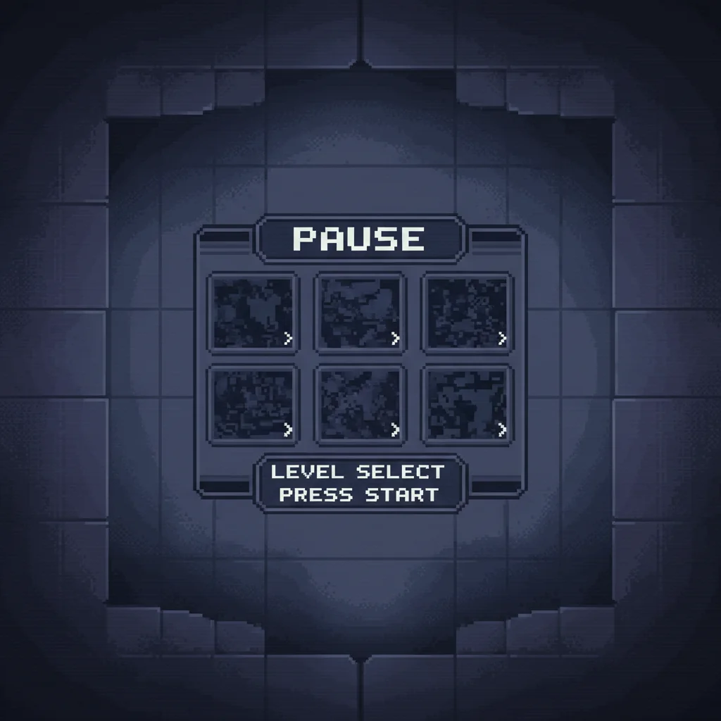 Pixelated Game Background