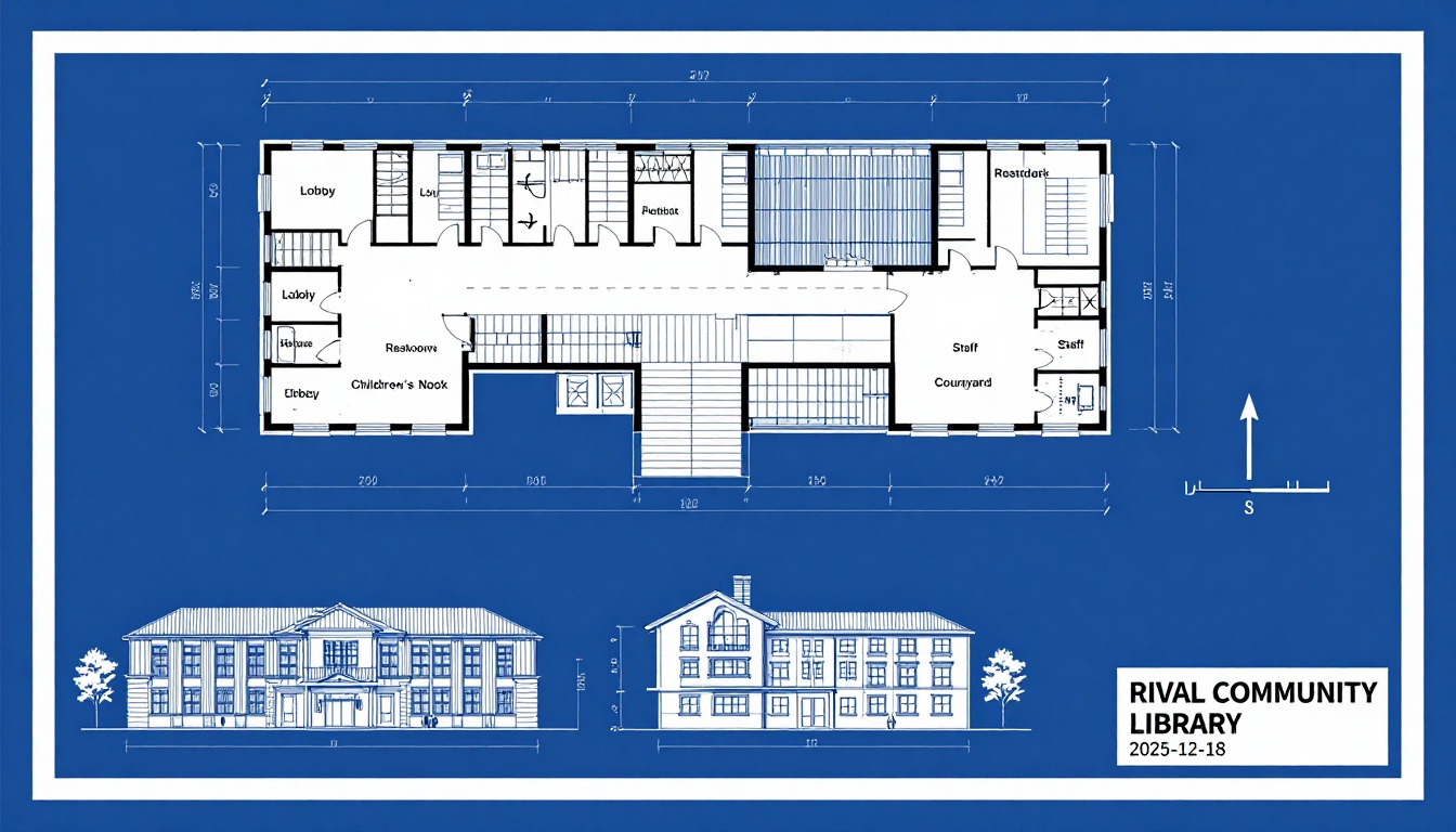 Architectural Blueprint Sheet