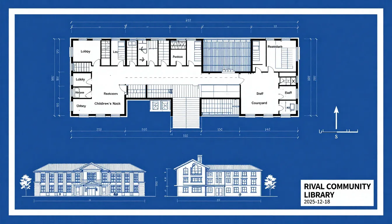 Architectural Blueprint Sheet