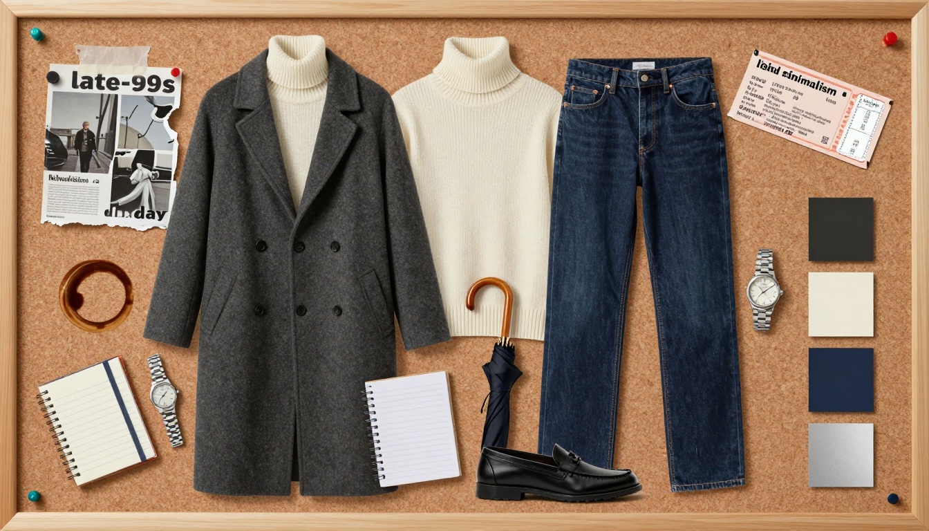 Corkboard Outfit Collage