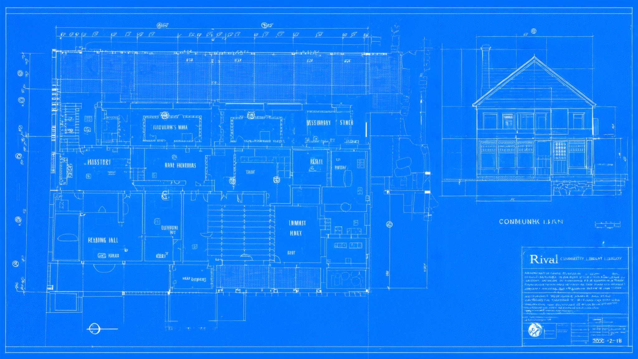 Architectural Blueprint Sheet