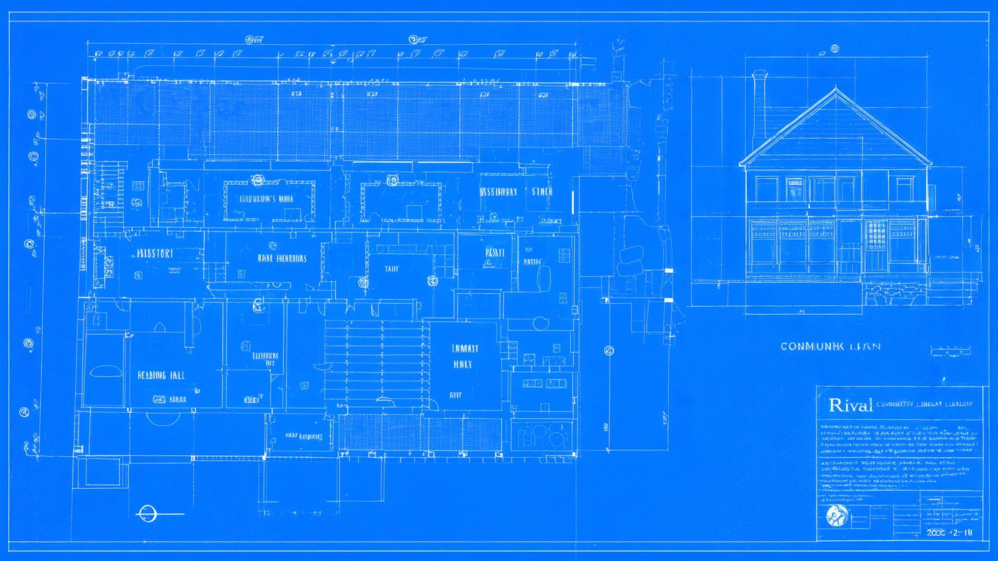 Architectural Blueprint Sheet